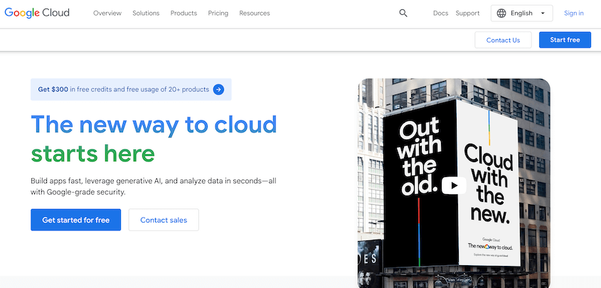 Google Cloud storage