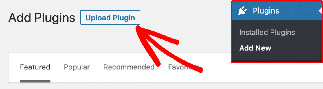 Upload-Plugin - Duplicator